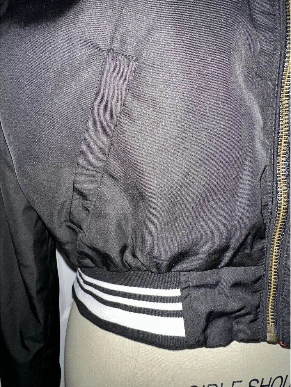 CAM Cannabis Merch Reversible Cropped Jacket Size XL